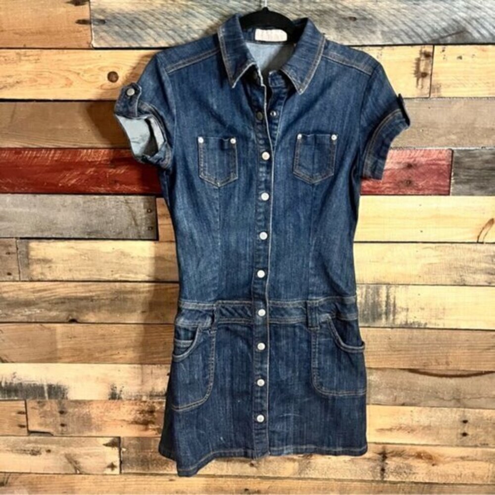 Personal Identity Denim Shirt Dress Size Small